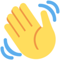 Waving Hand Sign Emoji